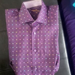 Mens bertigo dress shirt size 3 medium